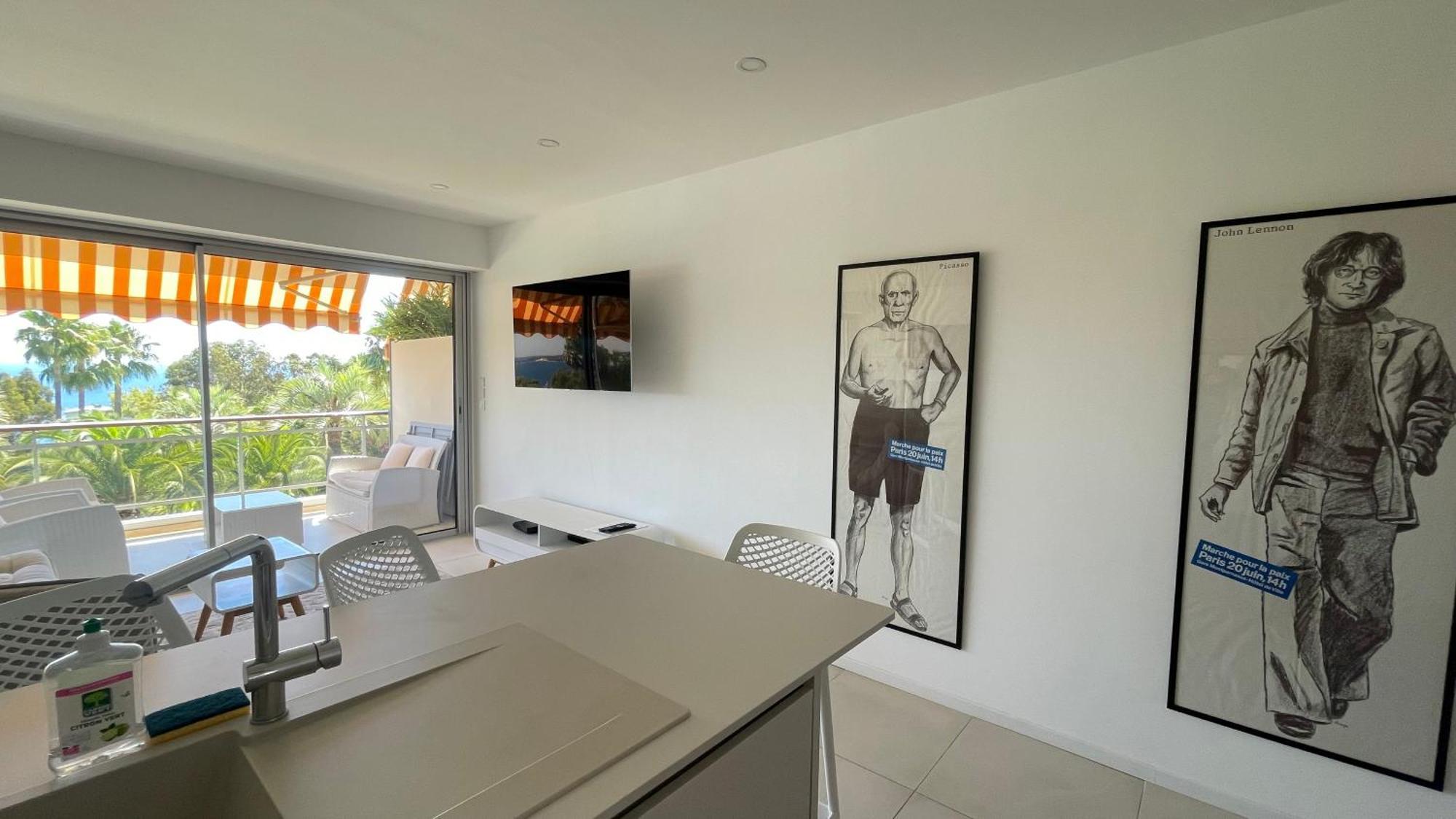Appartement 2 Chambres Vue Mer Panoramique, Proche Croisette Cannes Vallauris Εξωτερικό φωτογραφία